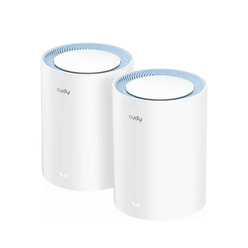 [M1200(2-Pack)] MeshPro AC1200 Dual-Band Wi-Fi Mesh System by Cudy M1200 (2-Pack) – 2 Units | Coverage up to 160 m² | VPN Server & Client | Fast Roaming