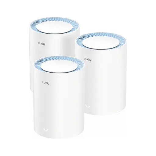 [M1200(3-Pack)] Cudy M1200 MeshPro AC1200 Dual-Band Wi-Fi Network Adapter (3-Pack) – 3-Pack | Coverage up to 240 sq m | VPN Server & Client | Fast Roaming