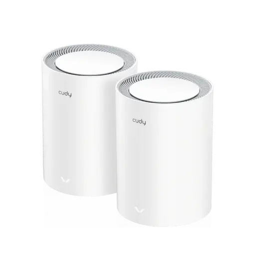 [M1800(2-Pack)] AX1800 Wi-Fi 6 Mesh Solution, 2-Pack, Coverage:360 m²
Wi-Fi Speed:1201Mbps (5GHz),	574Mbps (2.4GHz)
up to 100 Recommended Connected Devices, 
 2 x Gigabit Ethernet Ports (1xWAN, 1x LAN)
 Fast Roaming,VPN Server and Client , WPA/WPA2/WPA5