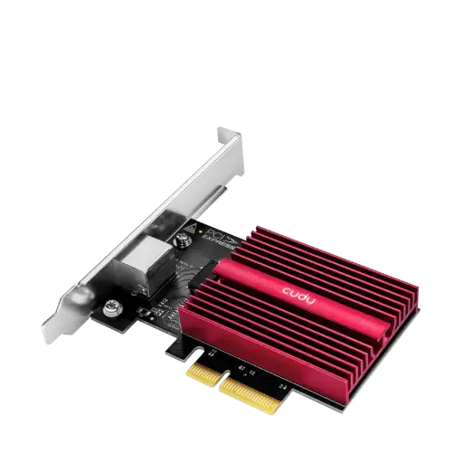 [PE10G] محول إيثرنت PCI-E بسرعة 10 جيجابت/ثانية للأجهزة المكتبية والسيرفرات