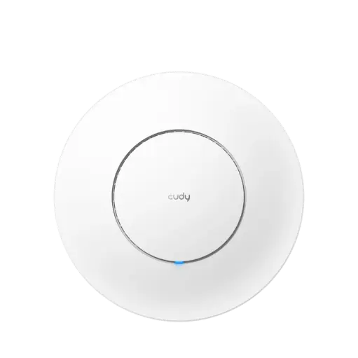 [AP3000_P] Cudy AX3000 Dual Band Ceiling/Wall Mounted Access Point, 5 Indoor Antennas, 120 sq m Coverage, Up to 150 Devices.