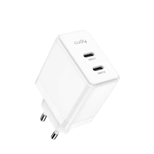 [CH40] 2-Port 40W USB-C Charger with EU Plug
2-Port 40W USB-C Charger, GaN, 2 x USB-C (20W max per port), QC+PPS+PD 3.0, EU plug, Fast charge for iPhone 12 Series and above, Galaxy, iPad, Macbook Air and more