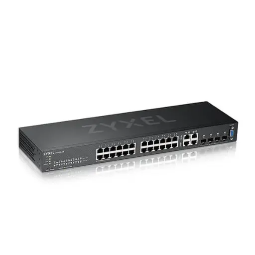 [GS2220-28] ZyXEL Managed Switch, 24 Ports, 1Gbps L2, 4 x 1Gbps SFP