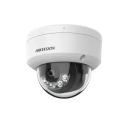 [DS-2CD1123G2-LIU] كاميرا مراقبة داخلية شبكية من Hikvision بدقة 2MP وعدسة ثابتة 2.8 مم بتصميم قبة , مع صوت.