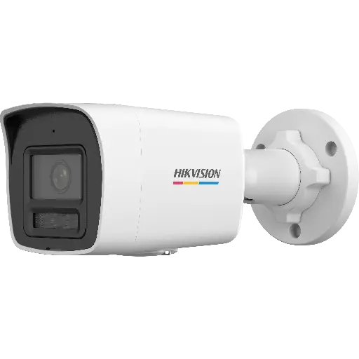 [DS-2CD1027G2H-LIU(F)] كاميرا مراقبة خارجية شبكية من Hikvision بدقة 2MP وعدسة ثابتة 2.8 مم  بتصميم رصاصة, مع صوت.