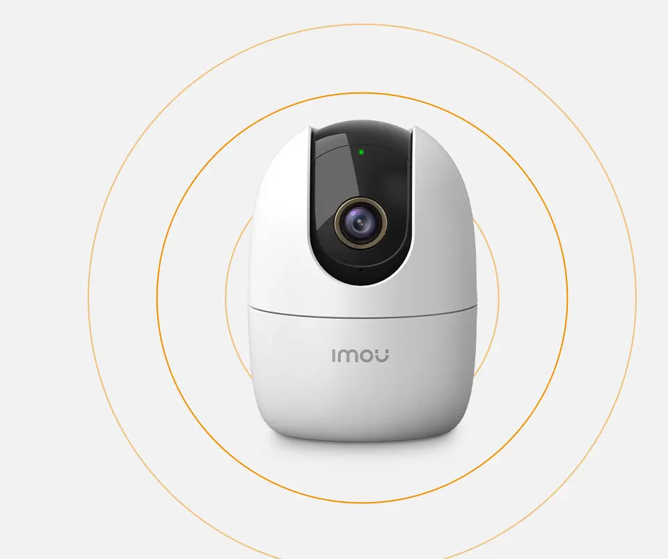 IP Security Camera with Indoor Wifi / Pan & Tilt for 360° Coverage | Person Detection | Smart Tracking | Night Vision | Privacy Mode