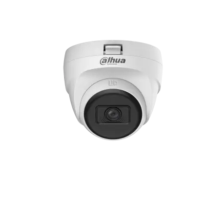 [HAC-T1A51P-U] Dahua 5MP Analog Indoor Surveillance Camera with 2.8-3.6mm Fixed Lens, Dome Design, No Sound.