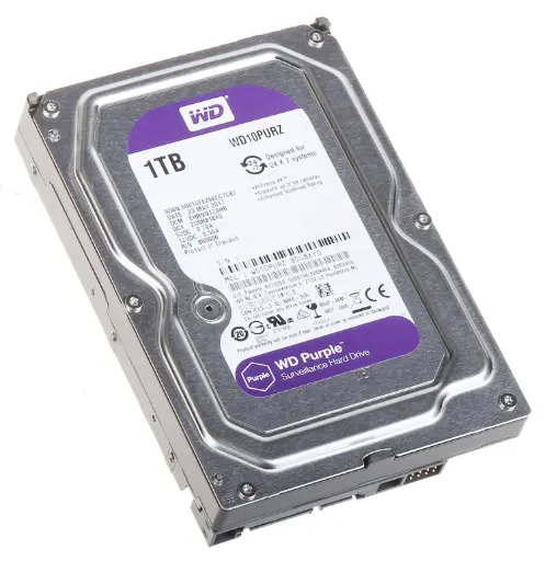[WD10PURX]  H.D.D WD Purple Surveillance Hard Drive - 1TB 