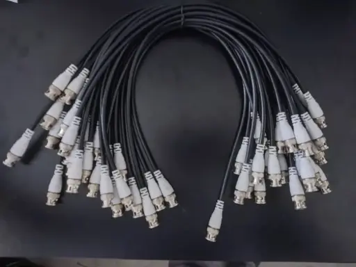 BNC TO BNC 50 cm Cable Head White