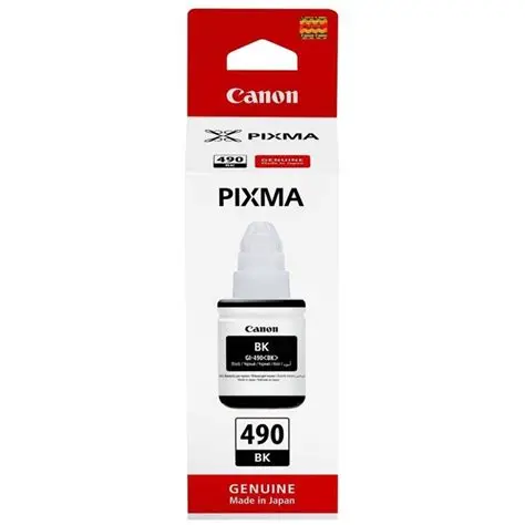 خرطوشة الحبر النافث نسخ الأصل (أسود, pixma, 490 bk, Canon ) 