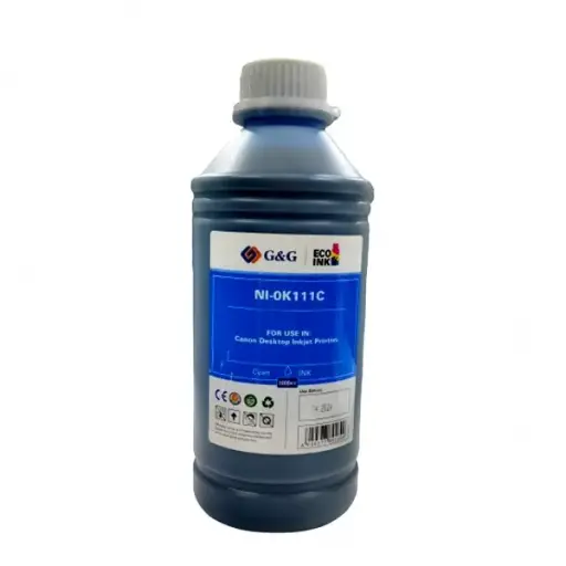 [NI-OK111C] Original Copy Ink Bottle (Blue, G&G, 1000 ml, Canon)