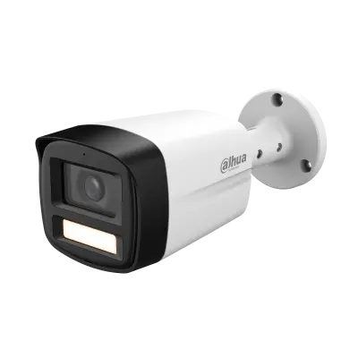 [DH-HAC-HFW1509TLMP-A-LED DAHUA] Dahua 5MP Analog Outdoor Surveillance Camera with 3.6mm Fixed Bullet Lens Design, with Sound.