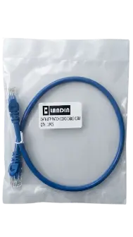 سلك توصيل Cat6 UTP بطول 0.5 متر، أزرق