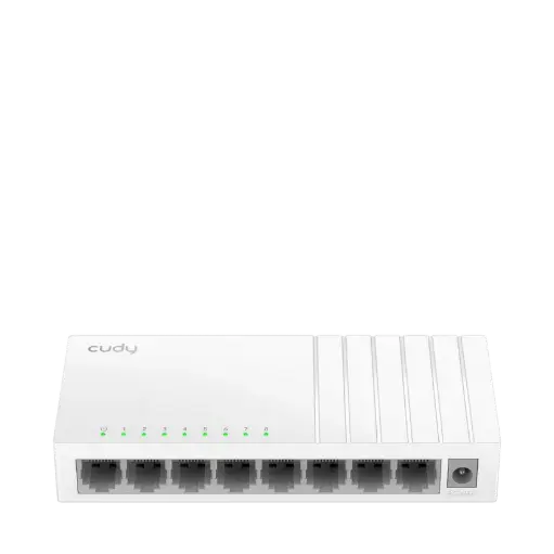 [FS108D] Unmanaged switch from Cudy, 8 ports and 100Mbps L2 speed.