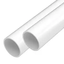 White PVC pipe, flexible with spring, 20mm diameter