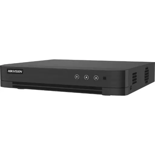 [iDS-7204HQHI-M1/T(STD)] جهاز تسجيل كاميرات DVR من Hikvision بعدد 6 قنوات مداخل الفيديو ,ودقة تسجيل 5MP.
