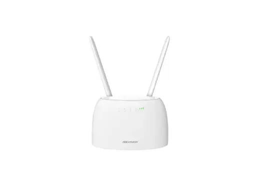 [DS-3WR4G 12C(O-STD)/UK] Hikvision 4G LTE Router, AC1200 WiFi, 4 Fixed Antennas, Nano SIM.