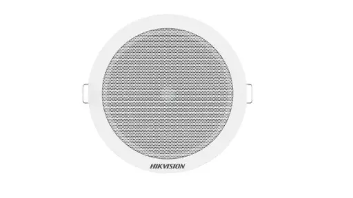 [DS-QAE0203G1-V(O-STD)] 3W Analog Ceiling Speaker, 5.25" x 1, Rated Power: 3W, Sensitivity: 1m (Hikvision)