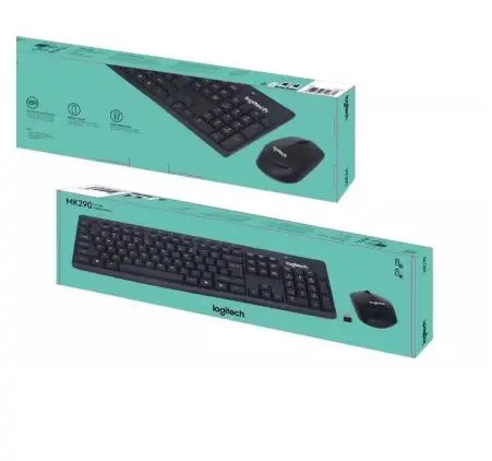 [MK290] Full keyboard with wireless mouse