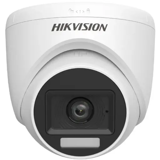 [DS-2CE76G0T-LPFS] Hikvision 2MP Analog Indoor Surveillance Camera, 2.8mm Fixed Lens, Dome Design, with Sound.