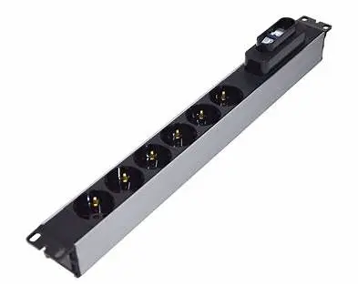 [MMC-PDU-6WB] مسطرة توزيع كهربائية احترافية ‏6 منافذ Schuko