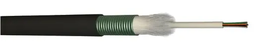 [EXTALCT12OM3_2000] كابل ألياف ضوئية مدرع OM3 MultiMode ‏12 نواة ‏50/125 للاستخدامات الشبكية