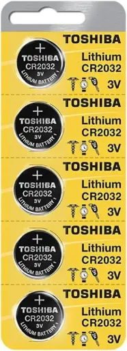 [CR2032] بطارية ليثيوم Toshiba CR2032 3 فولت، 