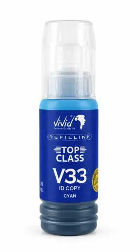 Original Copy Liquid Ink Bottle (Blue, Vivid v33, Epson, 70ml)