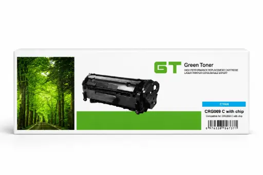 [CRG069] خرطوشة الحبر الليزري نسخ الأصل (أزرق, Green Toner, CRG069, canon LBP673Cdw)