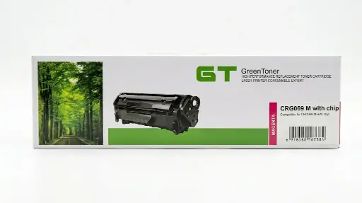 [CRG069] Original Copy Laser Toner Cartridge (Magenta, Green Toner, CRG069, Canon LBP673Cdw)