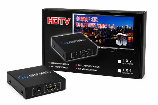 موزع 1080 3D HDMI 4K 1*4 SPLITTER 
