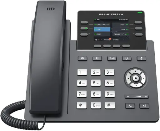 [GRP2613W] GRP2613W professional IP phone with 6 lines, 6 SIP accounts and 24 BLF/VPK keys.